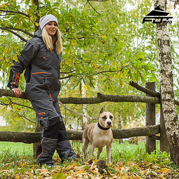 FDT Professional Orange Logo on Unisex Design Pants for Active Dog Trainers
